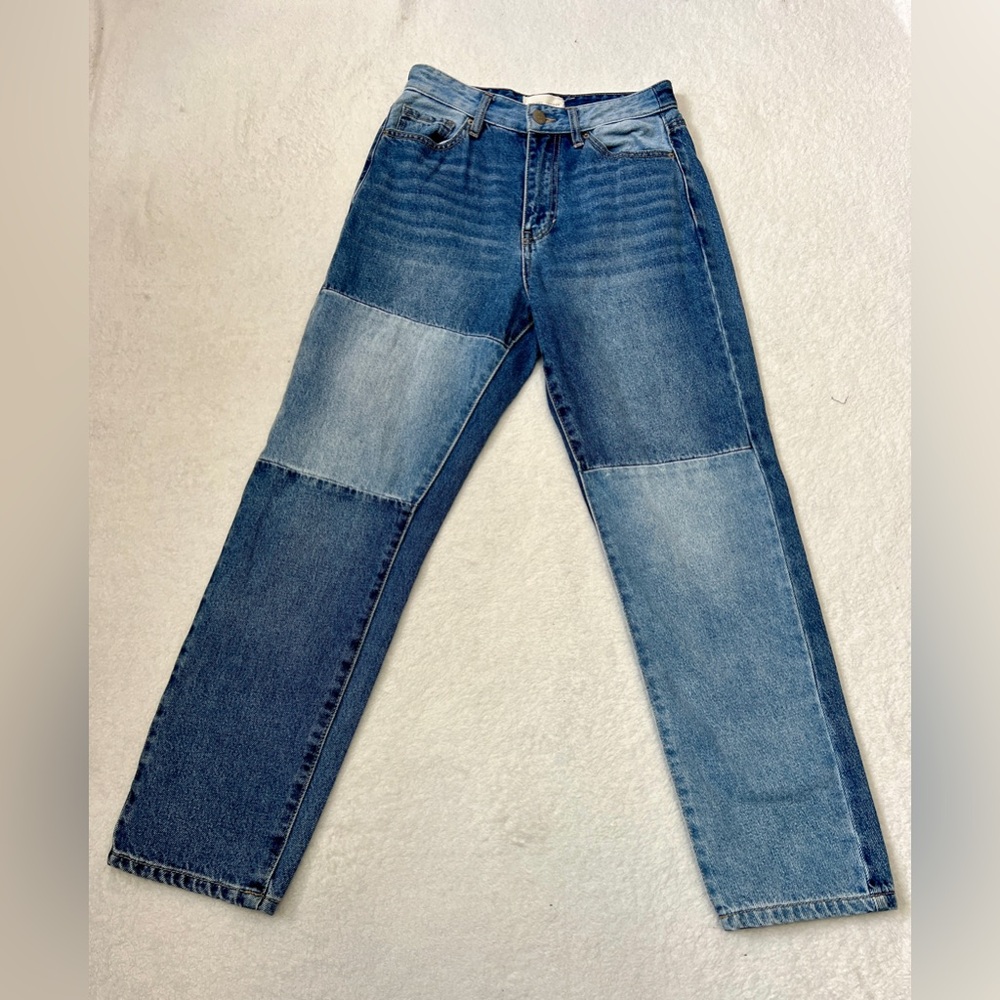 Gilded Intent Multi-Wash Patchwork 90's Straight … - image 2